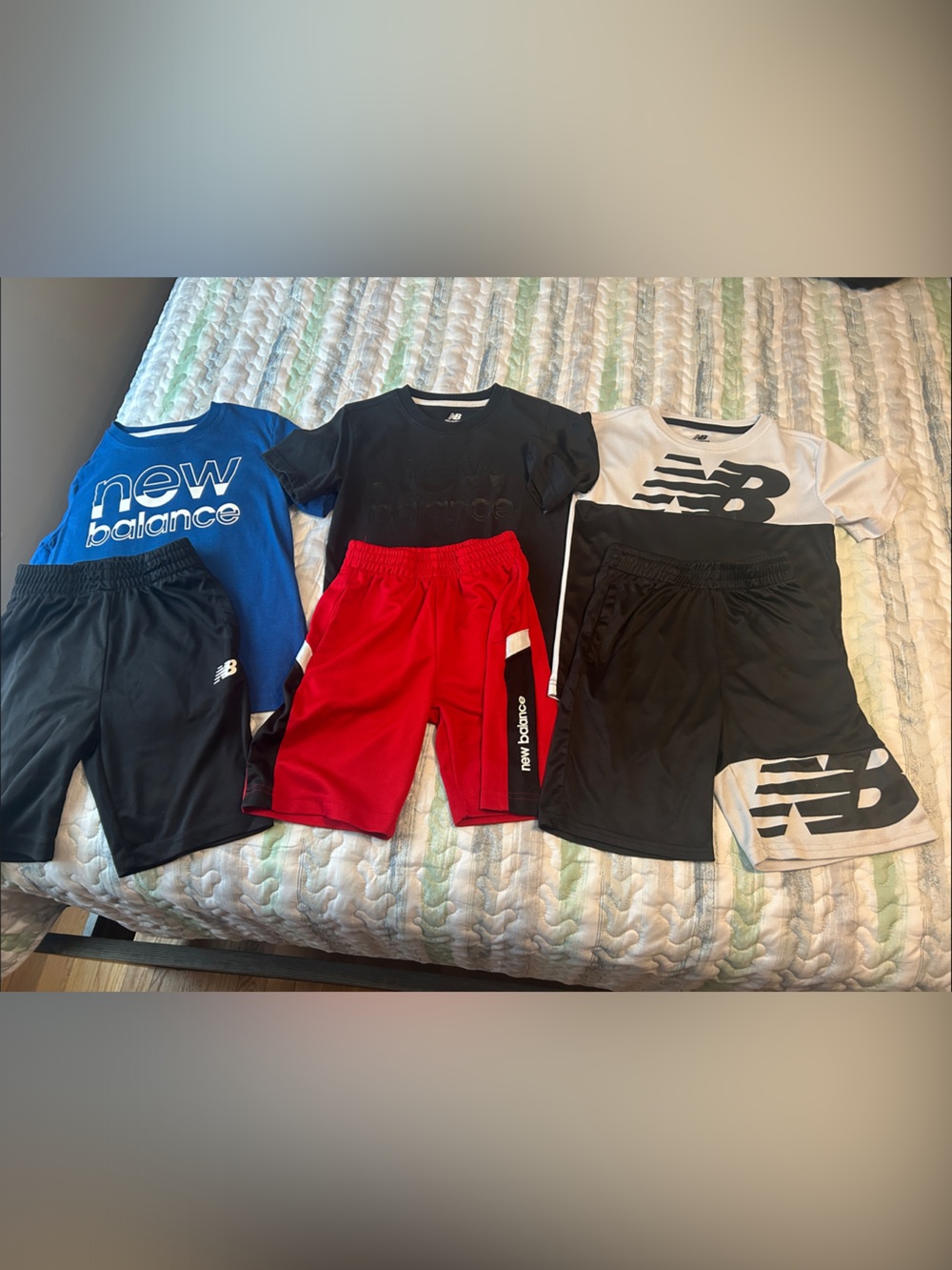 New Balance Kids Matching sets Pack - Black and Red